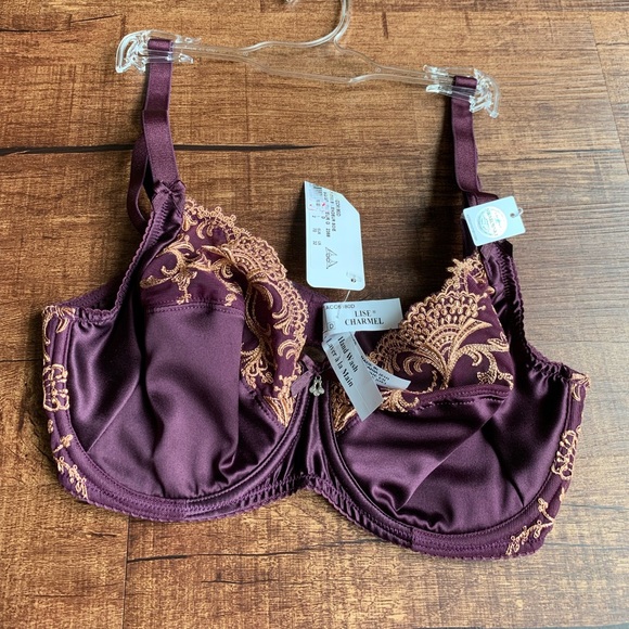 Lis Charmel with real Swarovski Crystal luxury bra